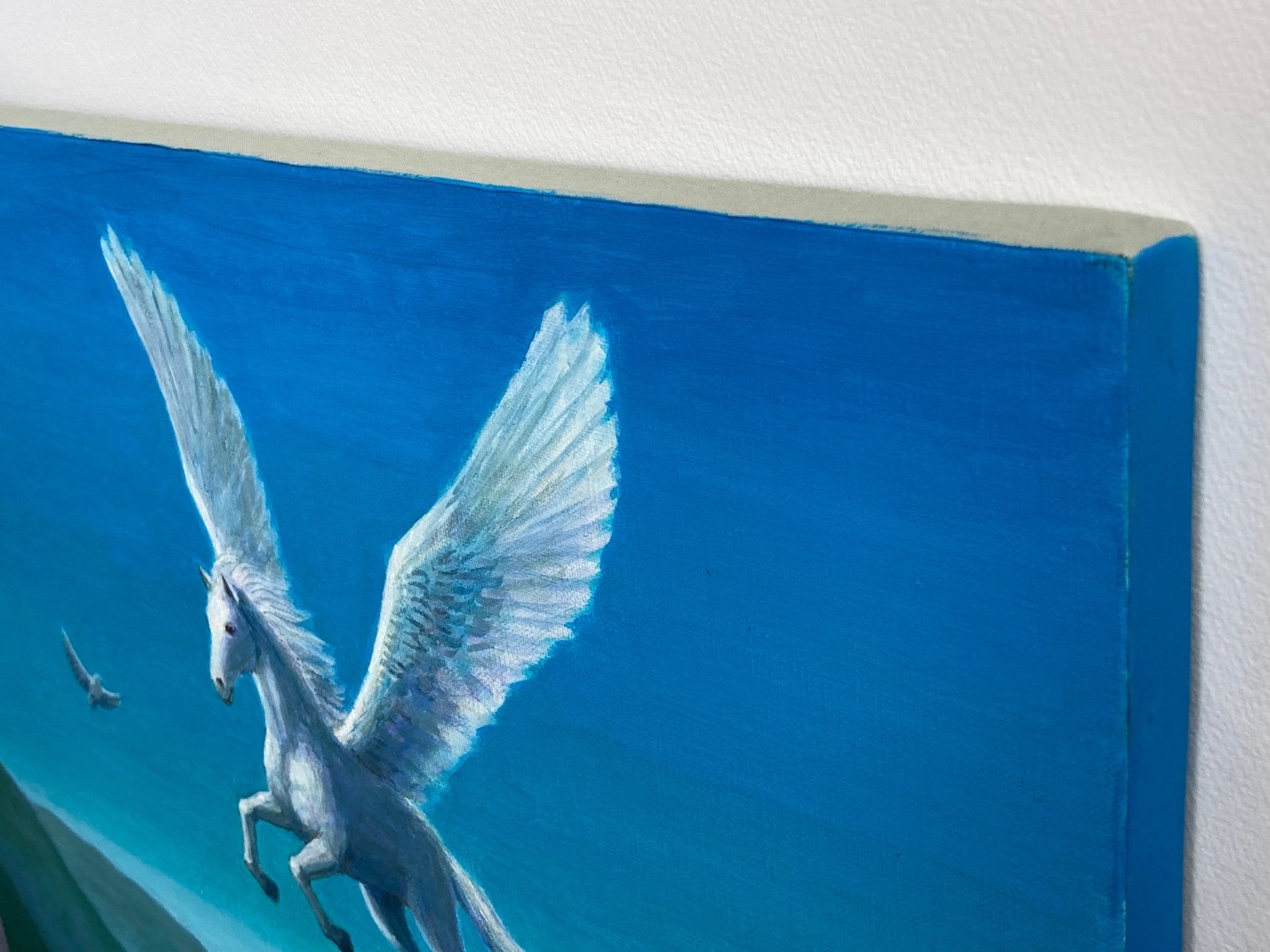 絵画の通販、購入ならFROM ARTIST/作品名：ペガサスと湖上の城/作家名