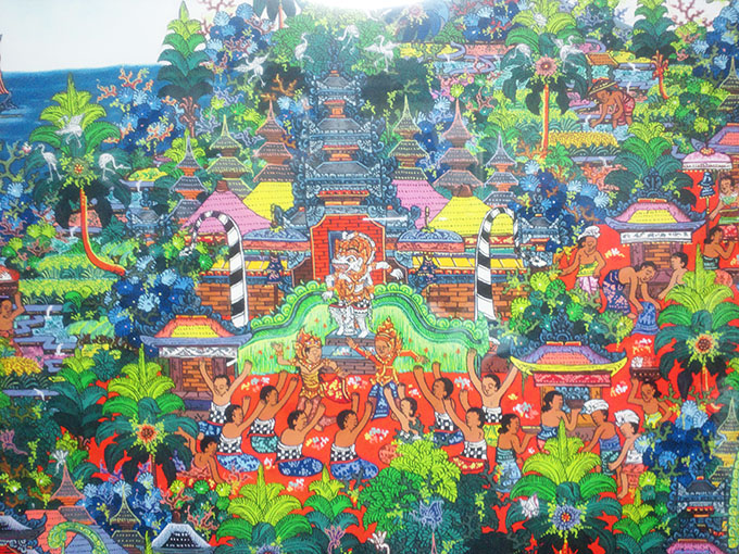 芸術の村、ウブドで絵をオーダー！ | バリ雑貨スタッフたちのへんてこ