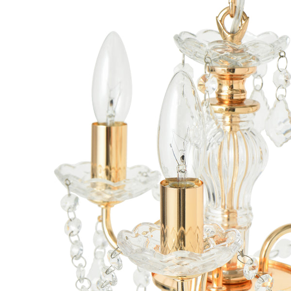 <a>【未使用に近い】アントイン シャンデリア 3灯 ゴールド アントイン シャンデリア 3灯 ゴールド | Francfranc（フランフラン