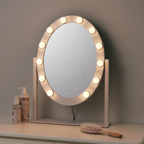 フランフラン エルドラド ハリウッドミラー ホワイト 女優ミラー 卓上