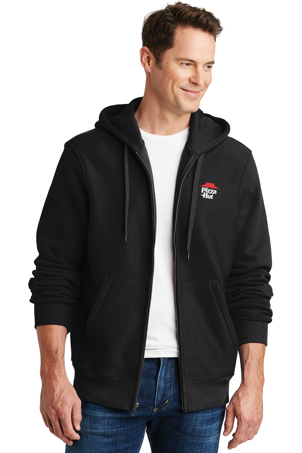 Pizza Hut Unisex Hooded Zip-Up Sweatshirt-PH-F282