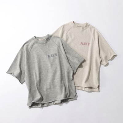 REMI RELIEF(レミ レリーフ)のSP加工8／－天竺ラグランT（NAVY）通販