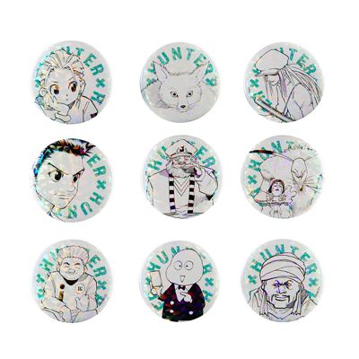 hunter×hunter イルミ オールスター缶バッジ HUNTER×HUNTER