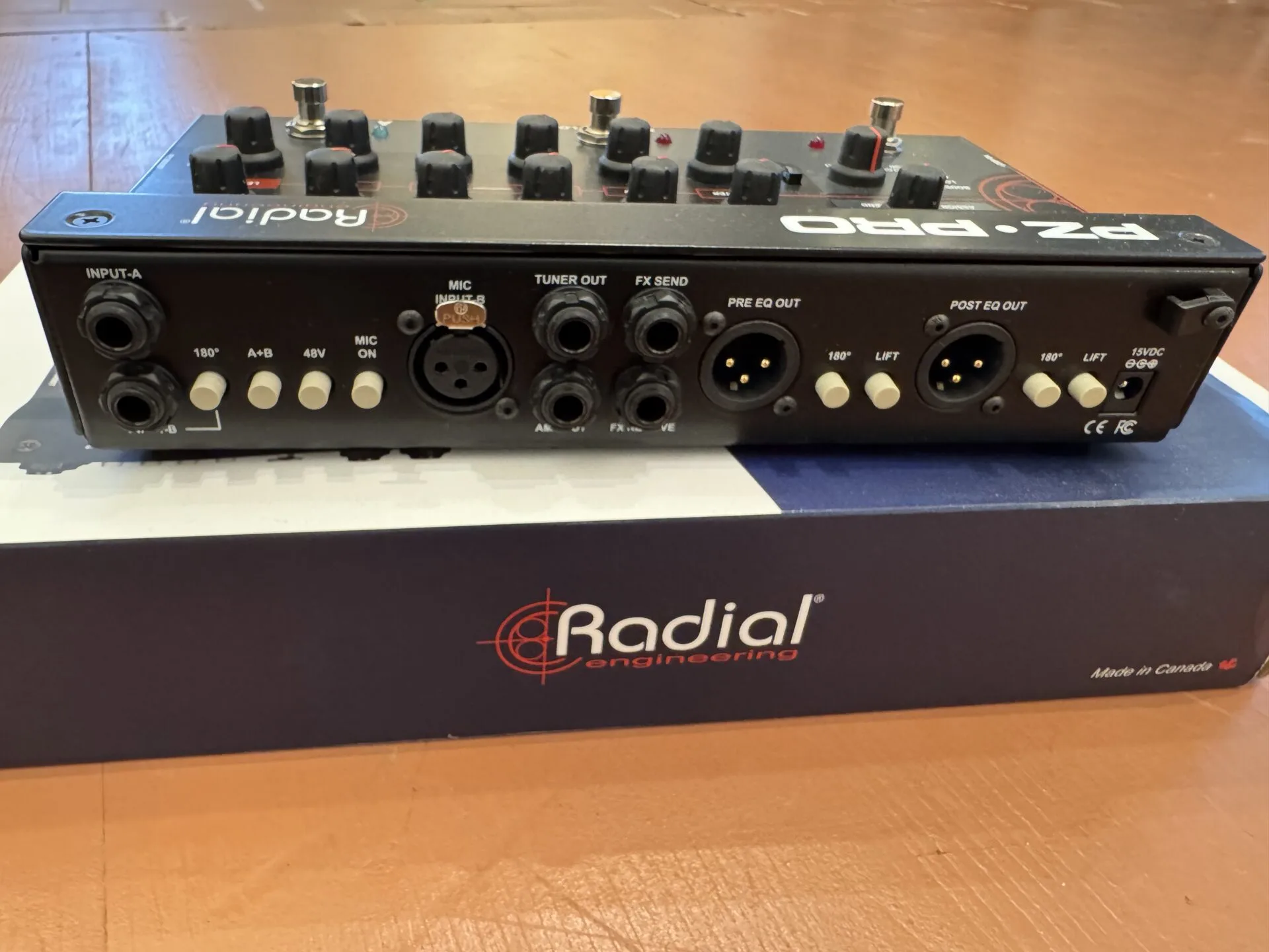 ギター Radial PZ-PRO 2ch Preamp Radial PZ-Pro 2-channel Acoustic