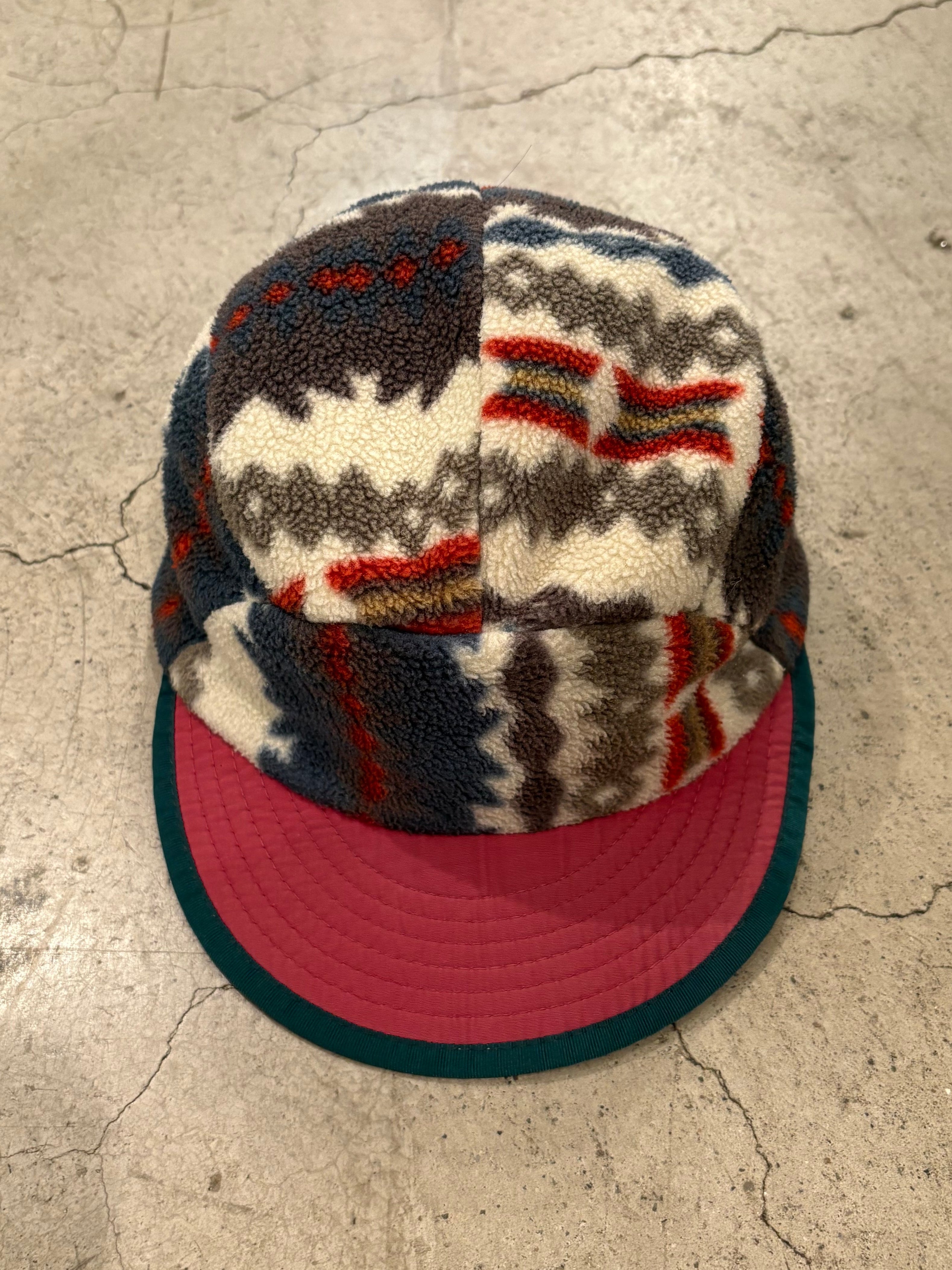 90's PATAGONIA「Winter Duckbill Cap」総柄 フリースキャップ – FUJI