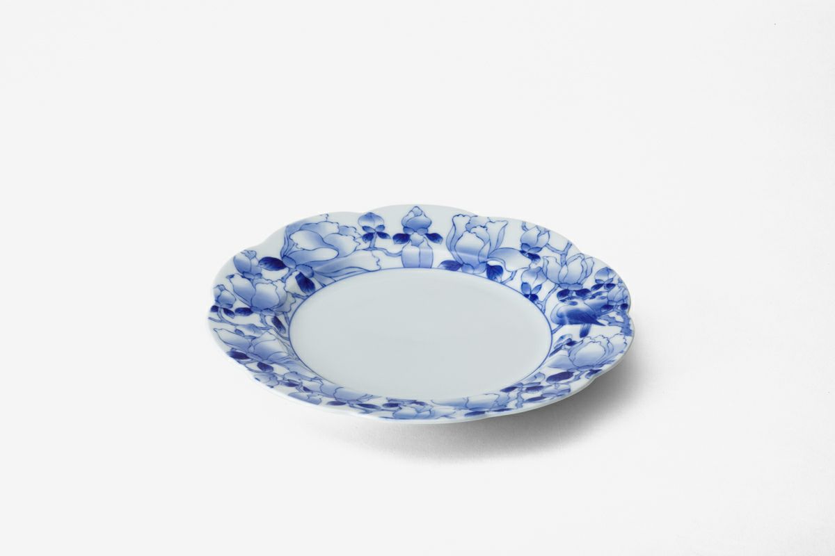 花鳥外濃 ミート皿 | 有田焼 深川製磁｜公式オンラインストア