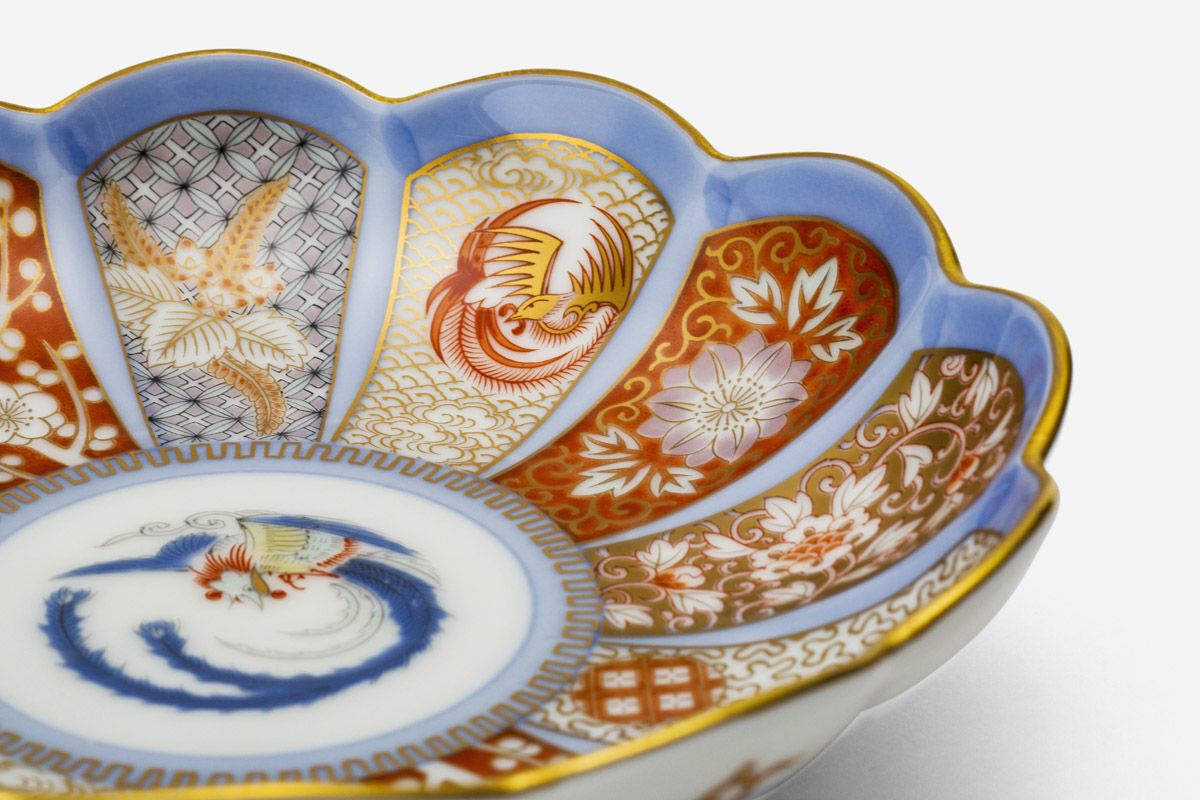 盅洗染付 染付鳳凰文盃洗 ｜ みかわち焼 三川内焼- 総合サイト