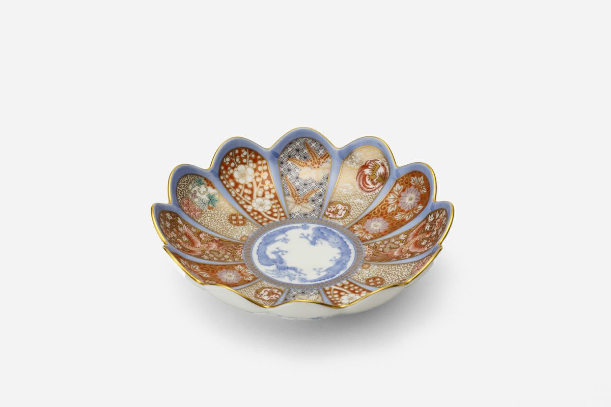 時代物 色絵 錦手 小花紋 小皿 10客 TN 82 70816 時代物 色絵 錦手 小