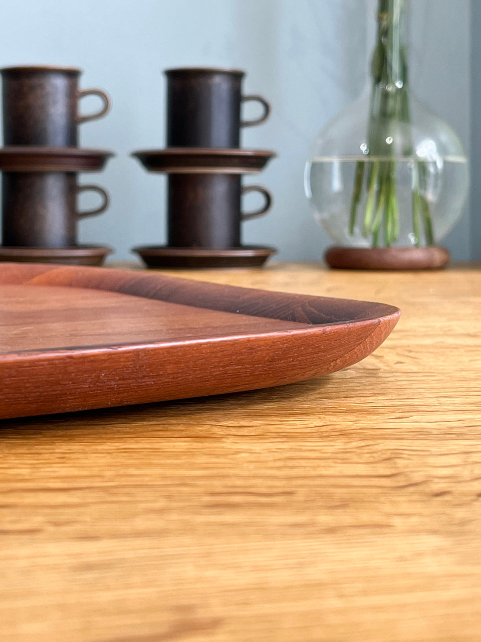 デンマークヴィンテージ トレー お盆 チーク材 オーク材 北欧
