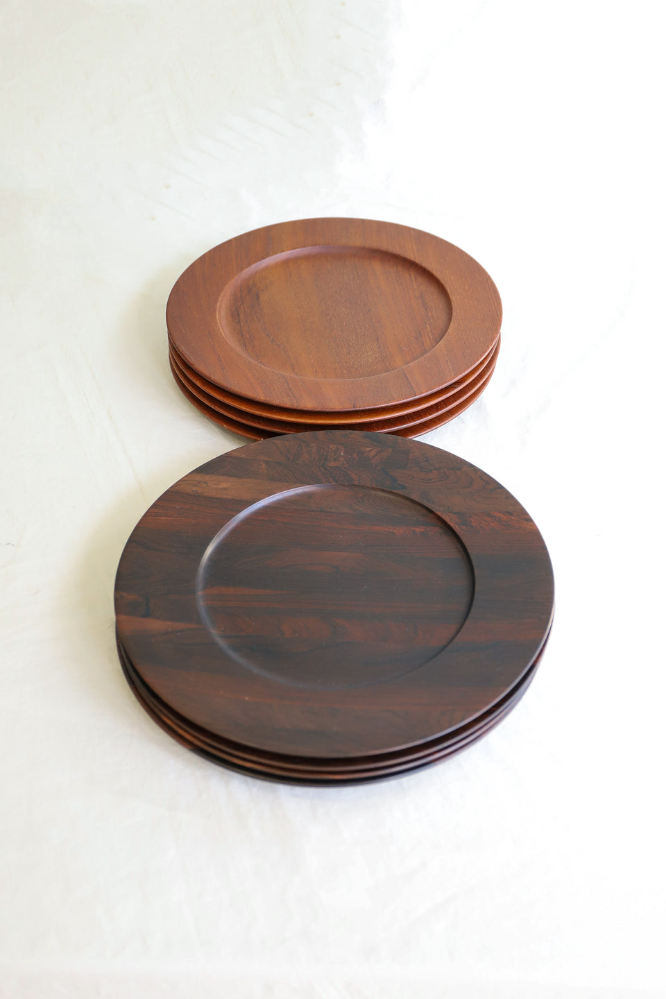 デンマークヴィンテージ 木製プレート トレイ チーク材 ローズウッド材