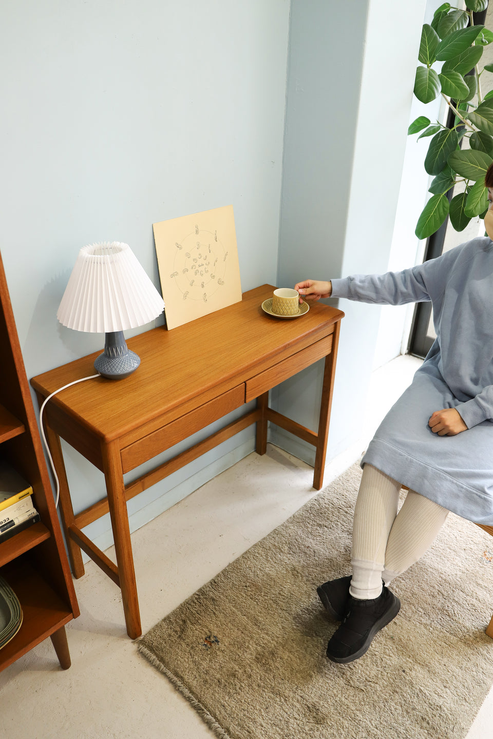 デンマークヴィンテージ コンソールデスク テーブル 北欧インテリア