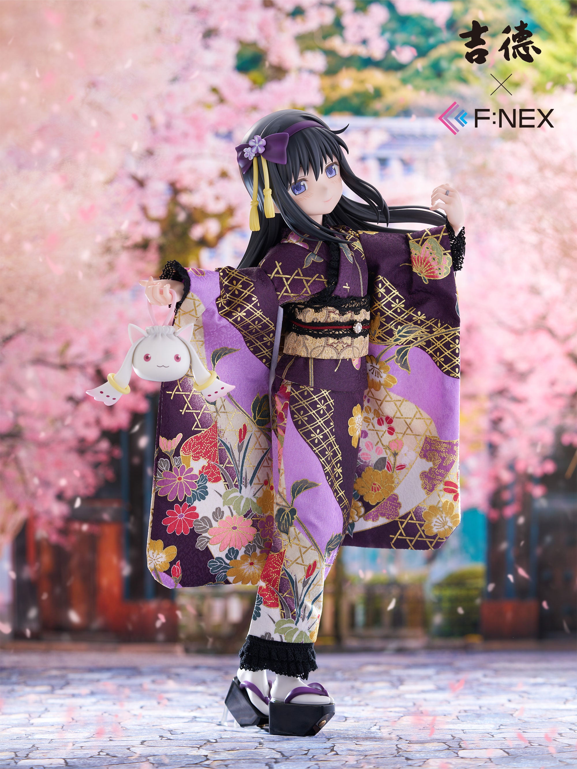 吉徳×F:NEX 暁美ほむら -日本人形- 1/4スケールフィギュア