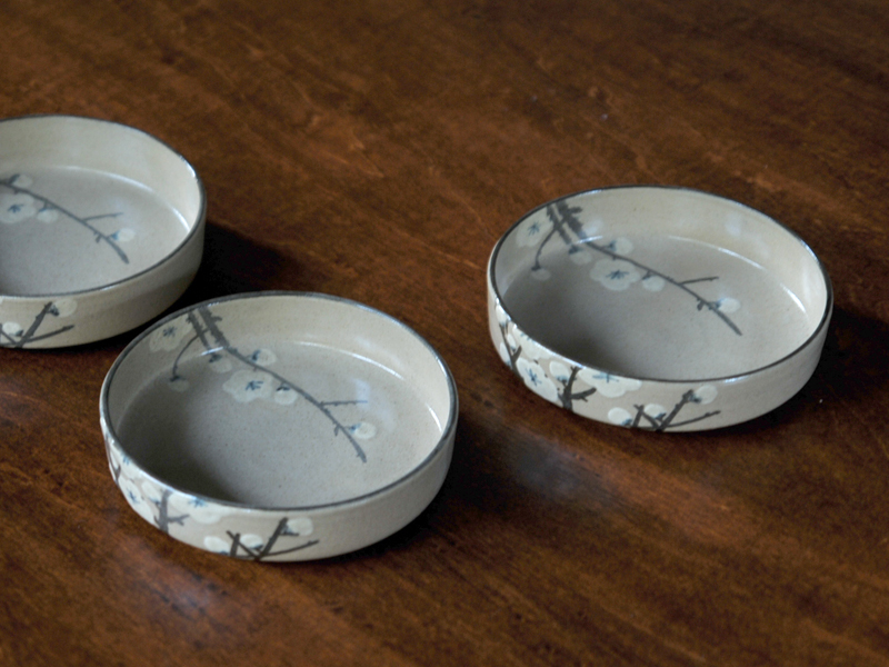 京焼乾山写し水仙鉢2セット 在庫リスト - 乾山写し水仙鉢 - 陶芸の店