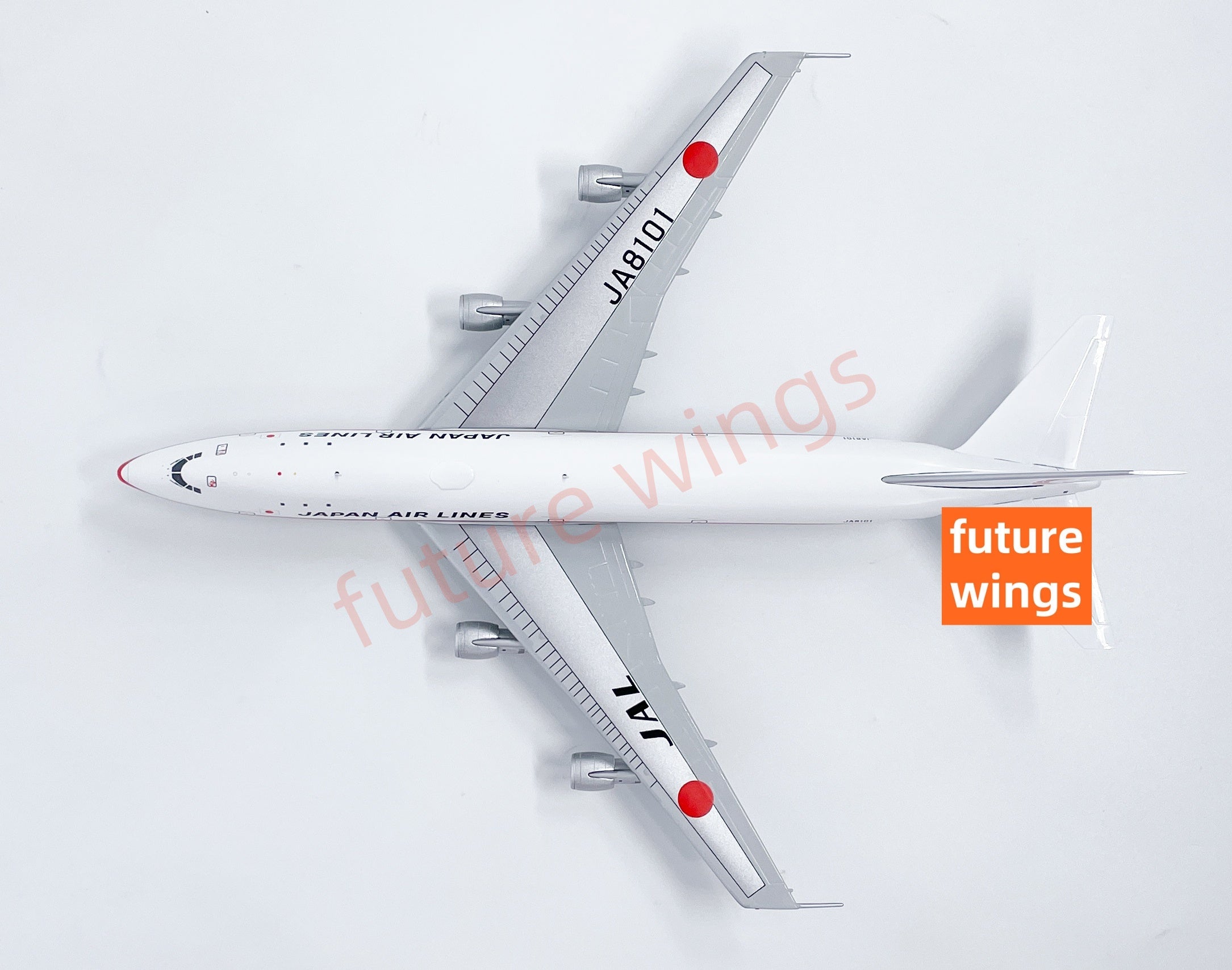 1:400 HX Models Japan Airlines B747-100 JA8101 Aircraft Model With